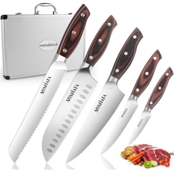 MOSFiATA "Combo" Special - 7 pcs KNIVE SET  (Brown) - Picture 2 of 16